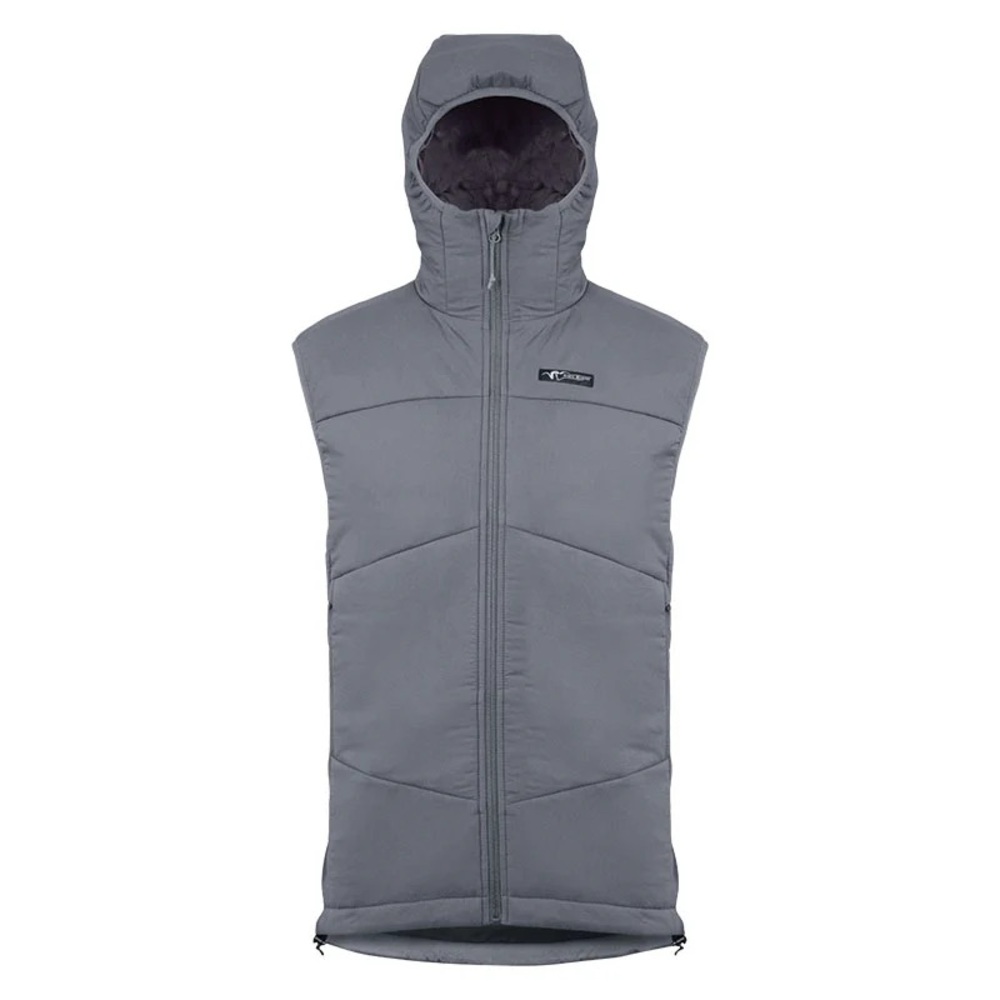 Stone Glacier Men's Granite Gray Hooded Vest size Large